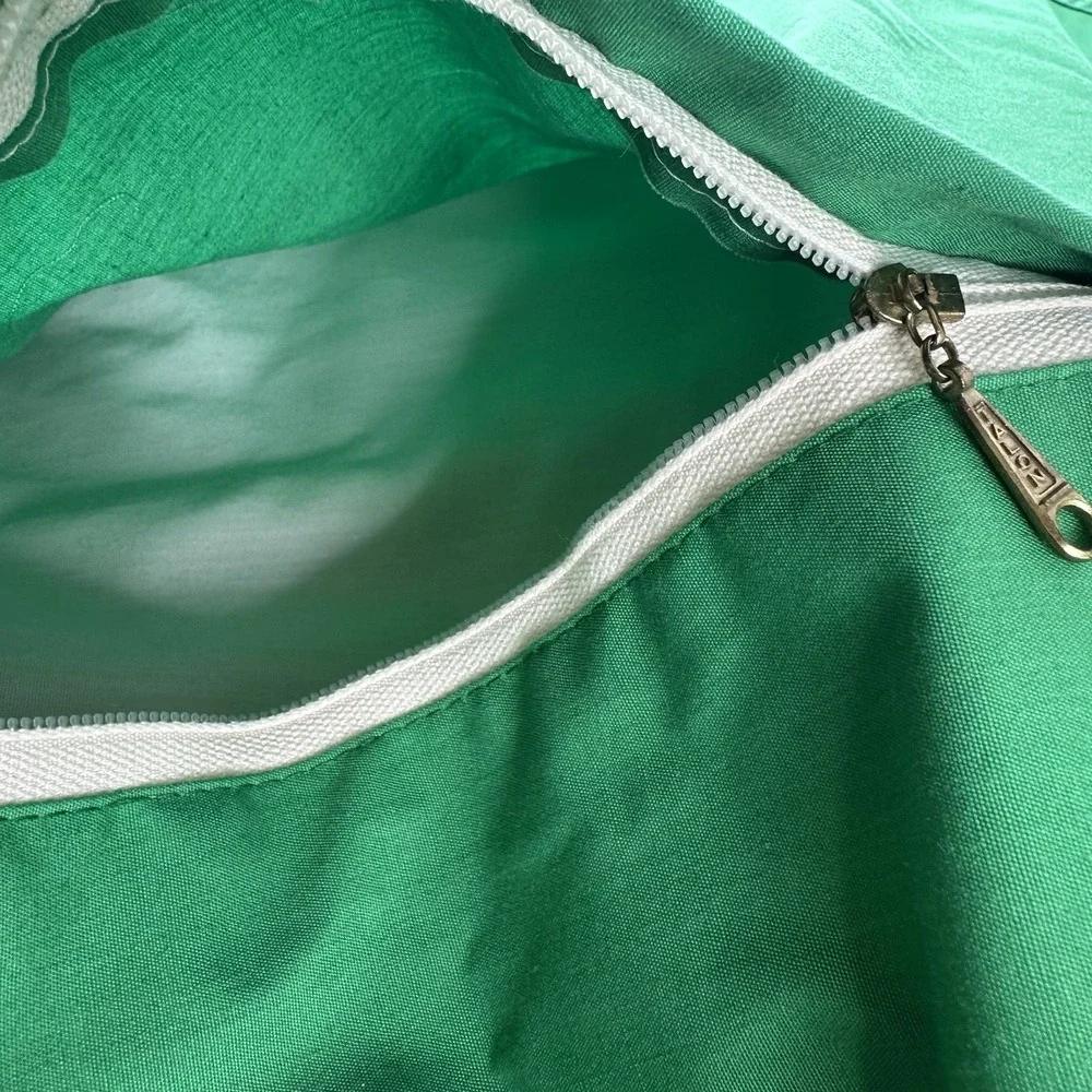 Vintage 90s Woolrich Waterproof Hooded Rain Jacket Kelly Green Size S Women's - Picture 13 of 14